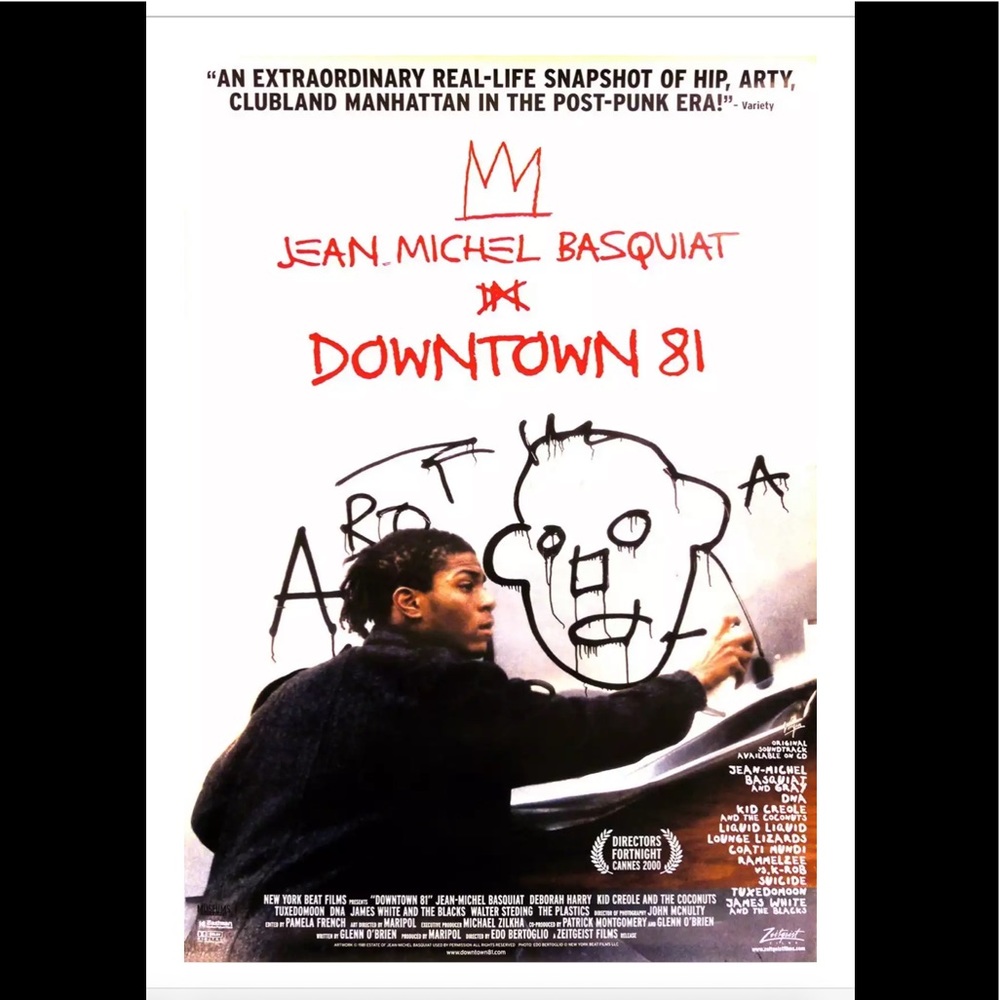 Jean Michel Basquiat Downtown 81 Movie Poster